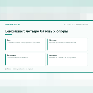 Биохакинг: что это простыми словами и с чего начать
